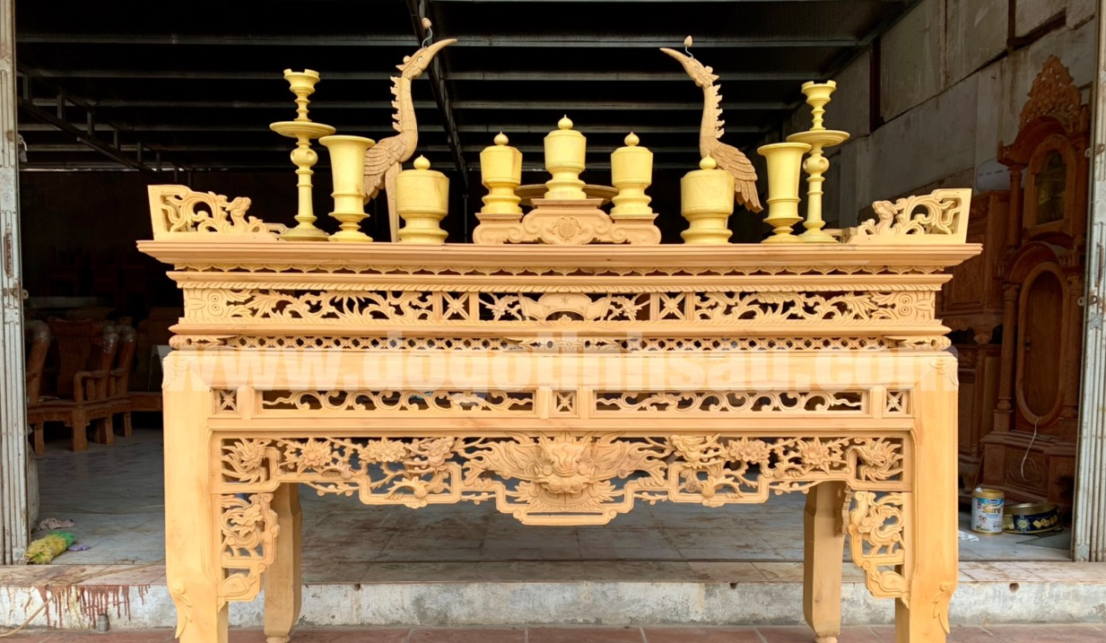 Lý do lựa chọn Bộ bàn thờ An Gian gỗ mít phân khúc giá rẻ